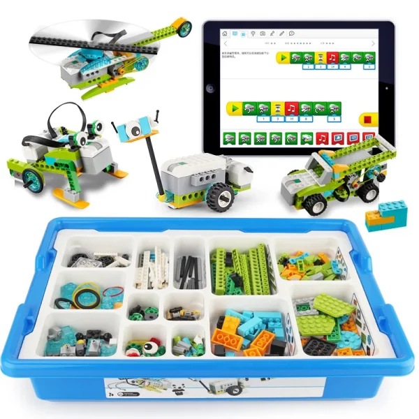 Un kit STEM interactif de 280 pièces pour construire et programmer des robots animés via une application dédiée. Idéal pour éveiller les compétences technologiques et scientifiques des enfants tout en s’amusant. Certifié CE, idéal dès 6 ans.