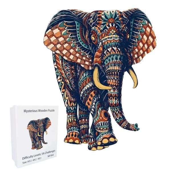 Puzzle en bois artistique : une expérience apaisante qui développe la logique et la créativité, tout en devenant une décoration unique. Parfait dès 10 ans.