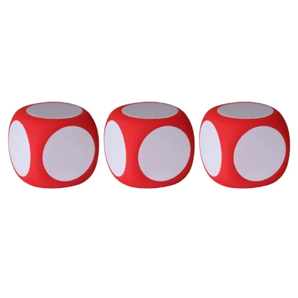 Dés éducatifs effaçables pour enfants, idéaux pour l’apprentissage des mathématiques et des lettres. Fabriqués en mousse, réutilisables et parfaits pour la salle de classe ou la maison.