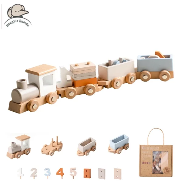 Jouets en bois Montessori conçus pour les enfants de 0 à 6 ans. Stimulent l’imagination, la coordination œil-main et la compréhension spatiale. Fabriqués en bois naturel et certifié CE, parfaits pour un apprentissage ludique et sécurisé.