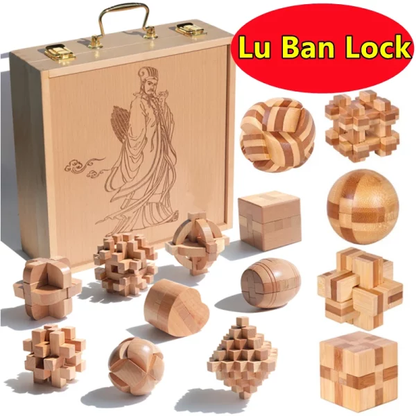 Défiez votre logique avec ce casse-tête en bois inspiré de la serrure Lu Ban. Adapté dès 6 ans, ce casse-tête Montessori stimule réflexion, patience et motricité fine, tout en offrant un moment de plaisir éducatif.