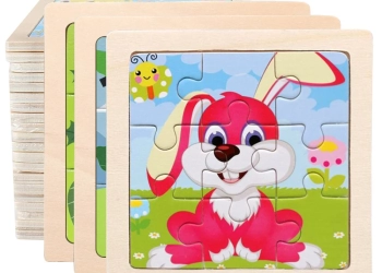 Puzzle en bois Montessori.