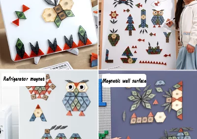 3 jeux de reproduction éducatifs pour enfants, idéaux pour développer la motricité fine, la concentration et les compétences spatiales tout en s’amusant.