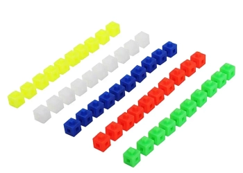 Cubes multi-usages colorés