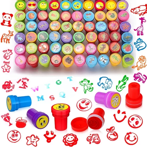 Lot de 10 tampons de récompense mignons pour enfants avec des thèmes animaux, princesses, nombres, véhicules et smile. Idéal pour enseignants, écoles maternelles et parents. Certifiés CE, éducatifs et sûrs pour enfants de 3 à 12 ans !