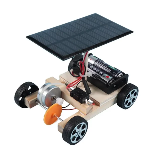 Kit de voiture solaire DIY : une activité STEM captivante qui initie les enfants à la science et à l’énergie renouvelable dès 6 ans.