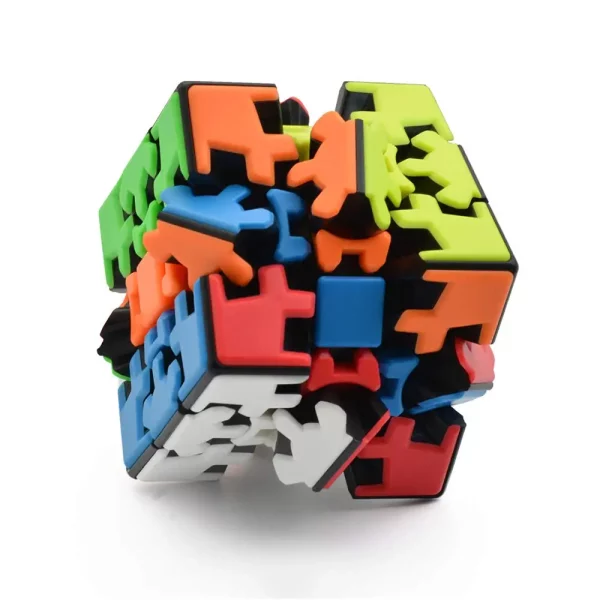 Cube d'engrenage Fidget 3x3x3, casse-tête pour enfants et adultes. Stimule logique et motricité, design innovant et compact. Certifié CE.