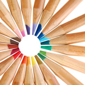 assorted-color pencil lot