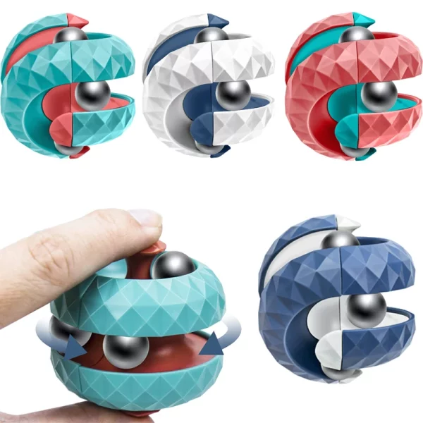 Cube de balle orbitale, jouet sensoriel et anti-stress. Aide à la concentration, réduit l’anxiété et améliore la motricité fine. Idéal pour enfants, adolescents et adultes.
